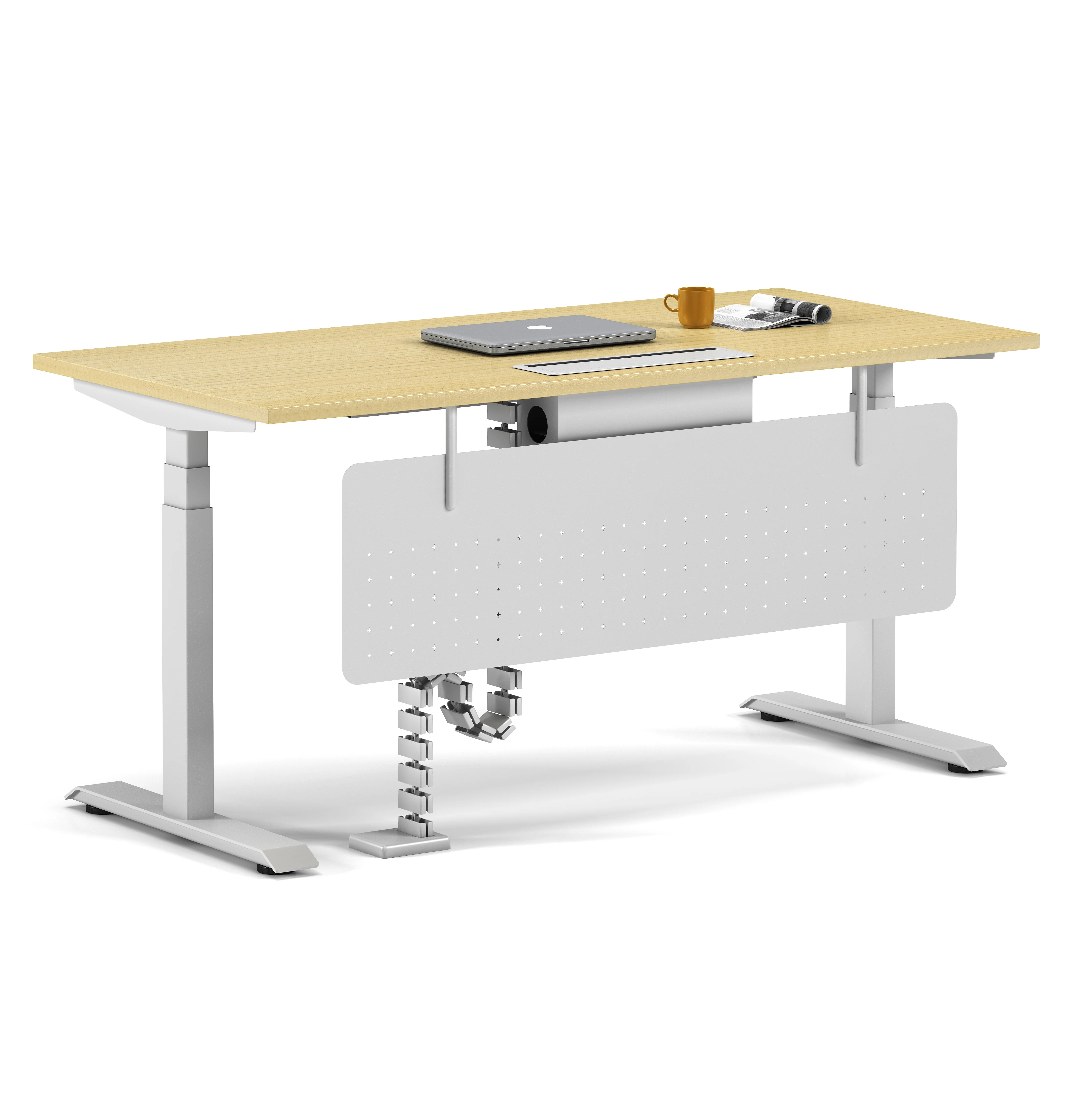 modular furniture commercial office workstation adjustable height desk l shape adjustable table frame office desk computer table