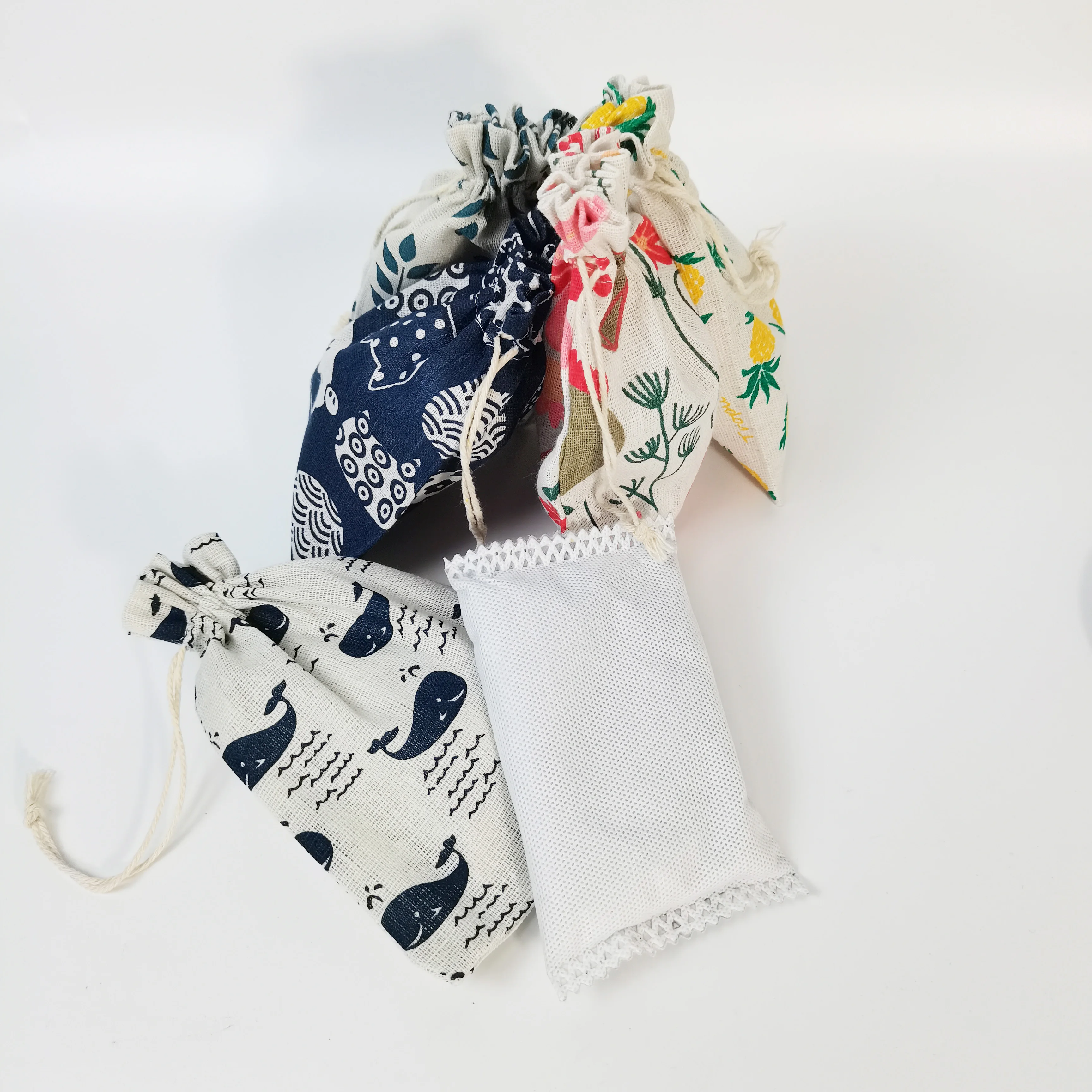 Wardrobe moisture absorption dispersing formaldehyde bamboo charcoal deodorizer bag activated carbon air purifying bags