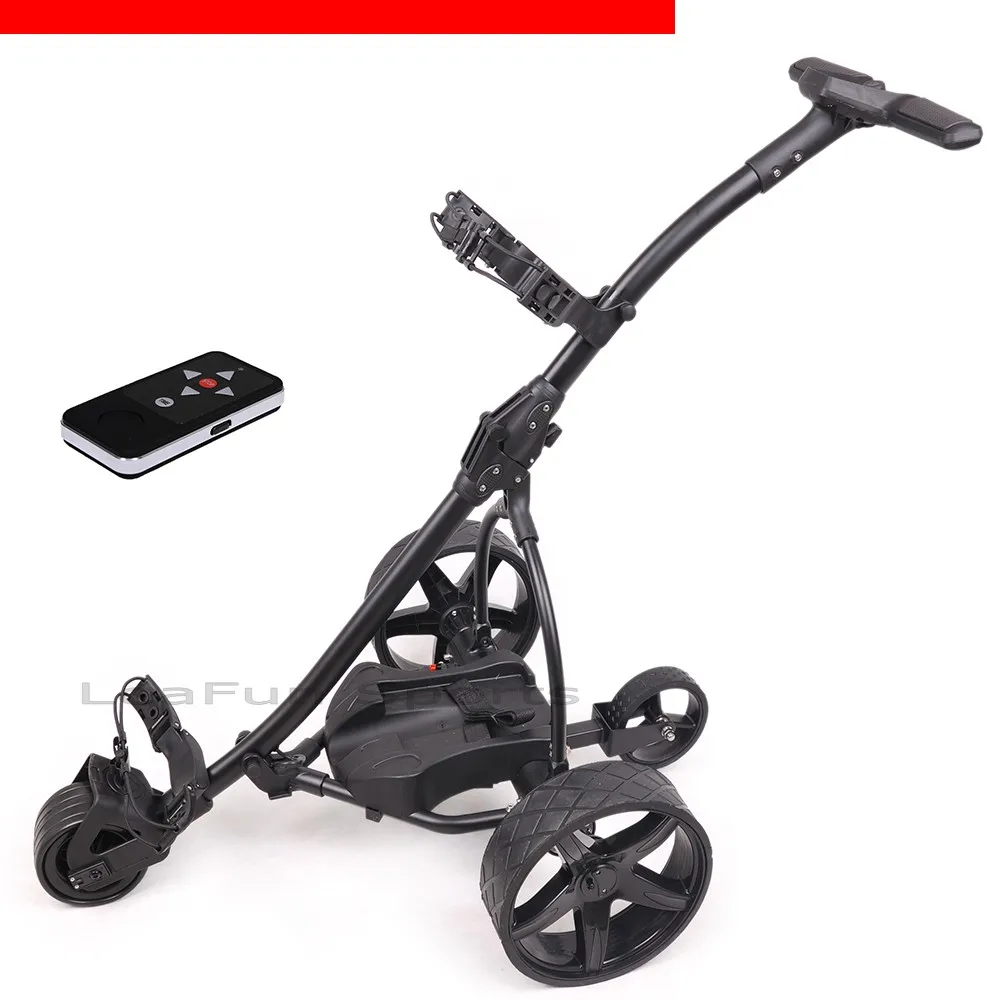
2021 Brand New Motorized Golf Trolley With Highly efficient and powerful Pair of Deep Cycle Motors FCC authorized Remote Control 