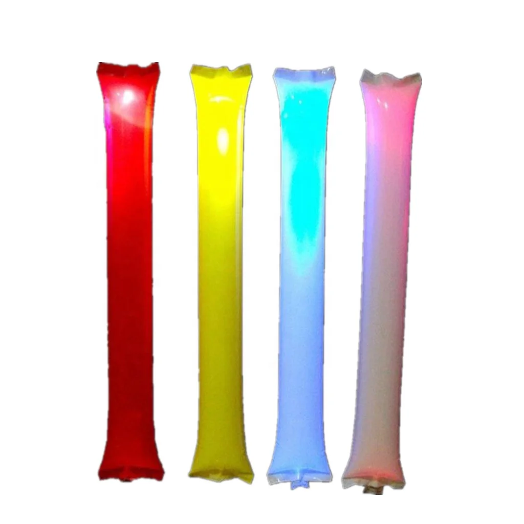 Inflatable led light up bang bang thunder cheering stick