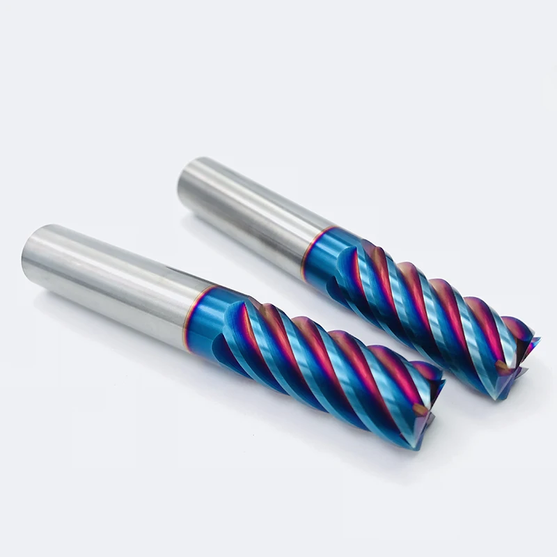 JR103 Customized Carbide Flat Endmill 6 Flutes Coated carbide milling cutter