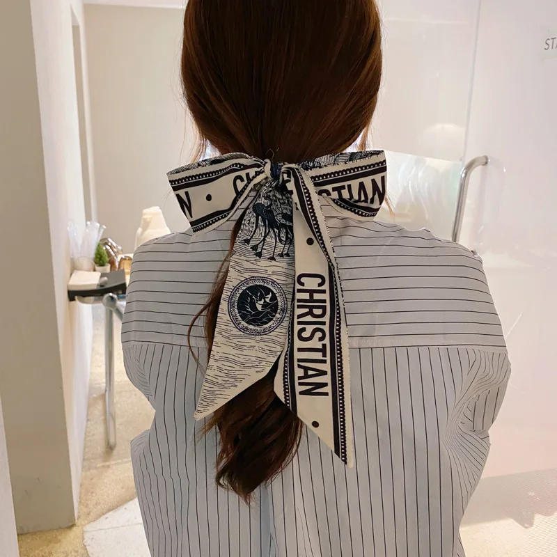 
Жемчужные эластичные повязки для волос с лентой, резинка для волос, шелковая повязка на голову для женщин, повязка для волос, модные аксессуары для волос 