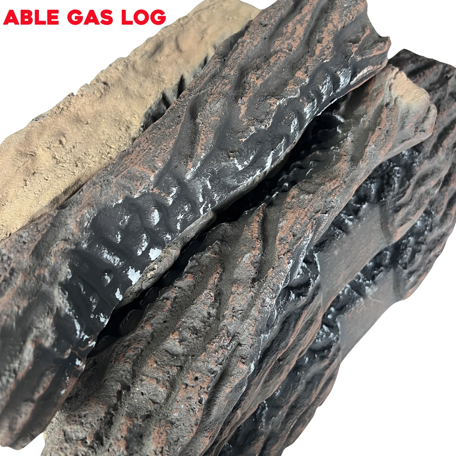 Ceramic log gas fireplace log Fire wood