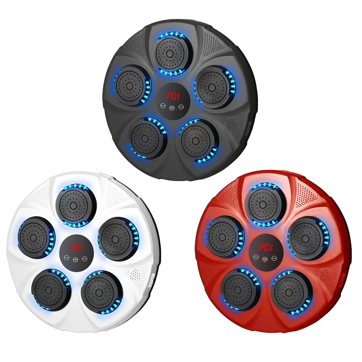 RS Custom Logo New Boxing Machine Punching Equipment Wall Training Shooting Punch Kick Punching Pad Smart Music Boxing Machine