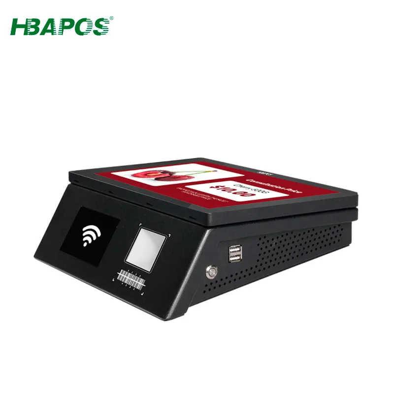 HBAPOS Self-checking Device Price Checker 11.6inch Touch Screen Price Checker with Barcode Scanner for POS