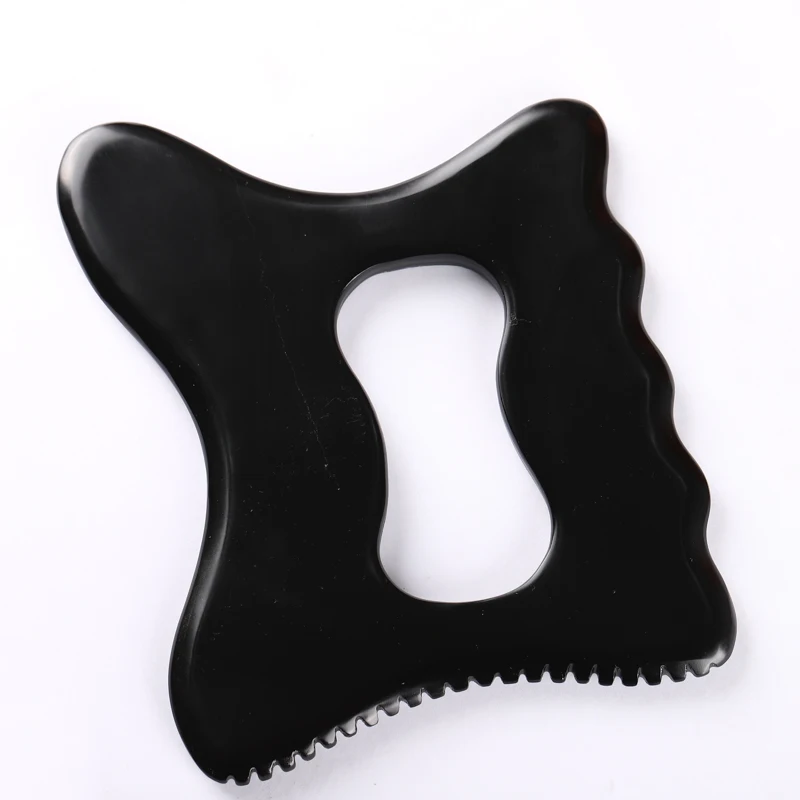 Natural Bian Stone Gouache Scraper Gua Sha Board Body Meridian Acupuncture Scraping Massage Energy stones Spa Tool Muscle Relax