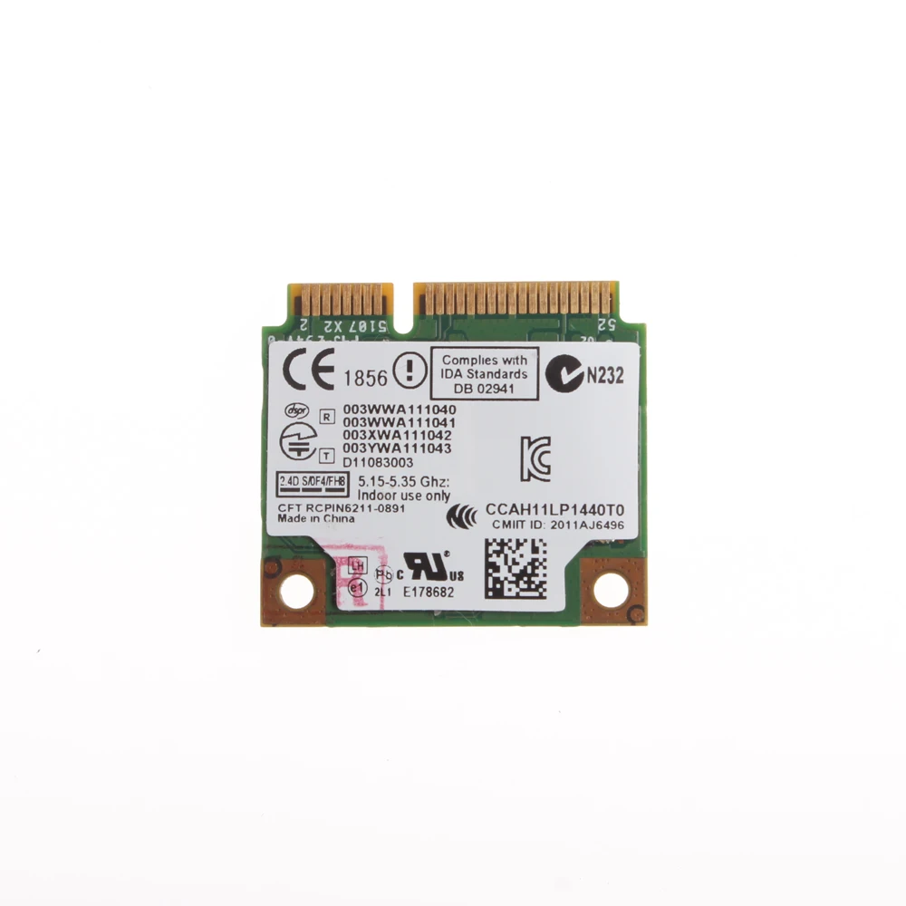 Ultimate N Wifi Link 5300 533AN_HMW двухдиапазонный 802.11b/a/g/n half-PCIe для Dell Latitude E4200 E4300 E6500