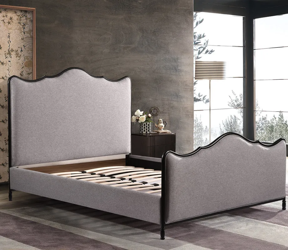 Фабричная антикварная деревянная мебель для спальни, Модный комплект для спальни