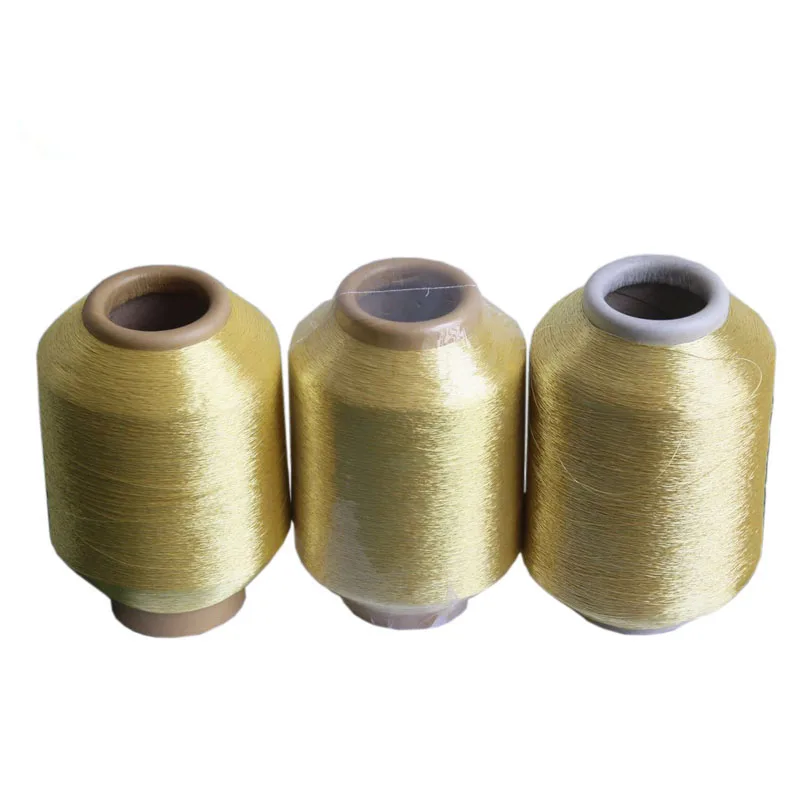 2022 Dongyang mengze  Factory Hot sale MS Type Metallic Yarn Lurex Thread embroidery yarn pure gold pure silver available