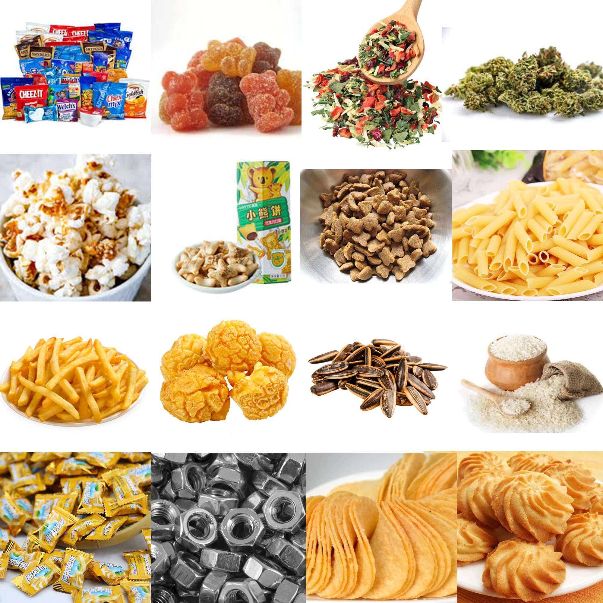 High-accuracy Weigher Line Granule Filler Automatic Weighed Nut Dispenser Multifunctional Weighing Packaging Machine
