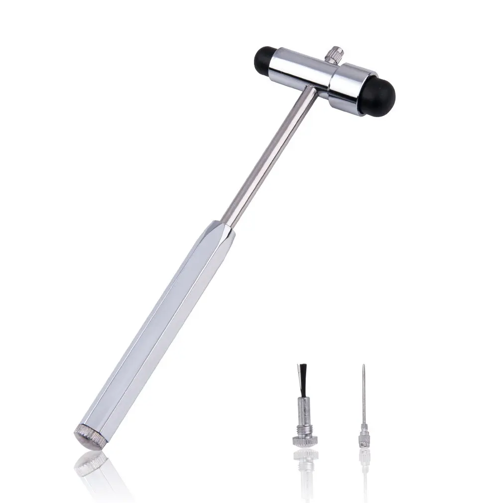 
Reflex Testing Hammer with Needle and Brush for Neurological Diagnostic 