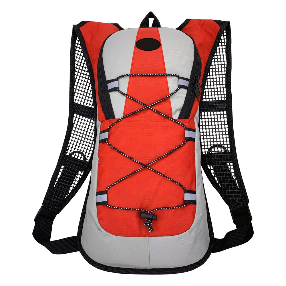 Worthfind Holographic Running Cycling Hydration 5L Pack Gym Backpack Fashion Camping Water Bladder Camel Hiking Bag