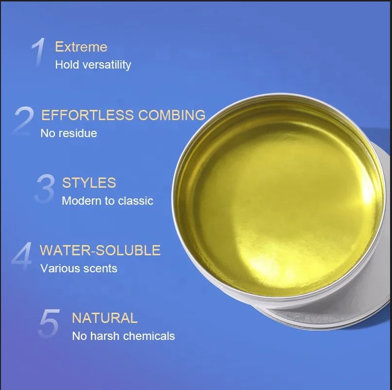 Barber salon product factory OEM 120g High hold hair styling cream for men