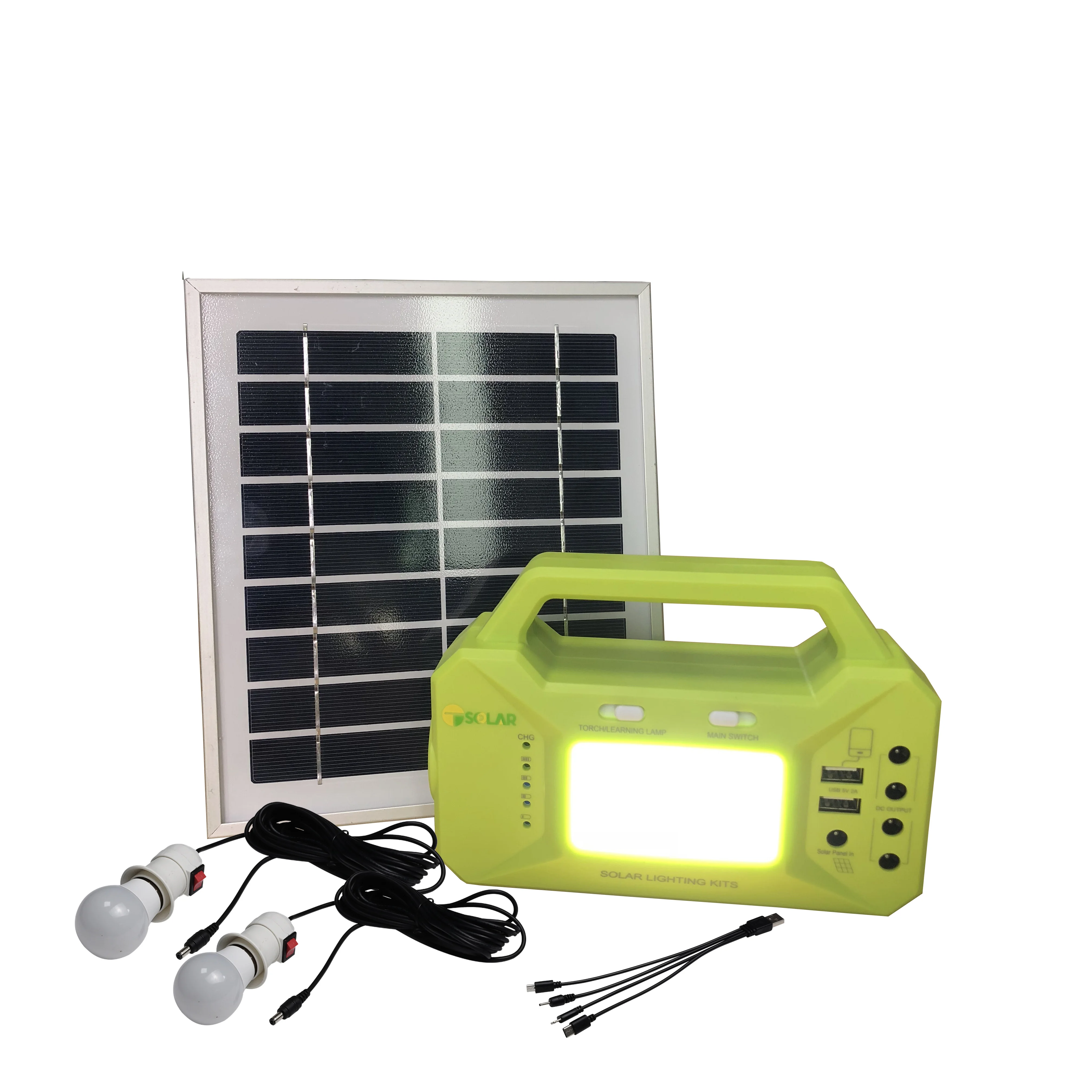 Cheap Price LED Solar Lamp Solar Home Lighting System Built In Lithium Battery/Lifepo4 Battery
