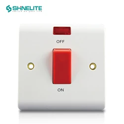 Bakelite High Power Switch Single Plate 45A Cooker Switch