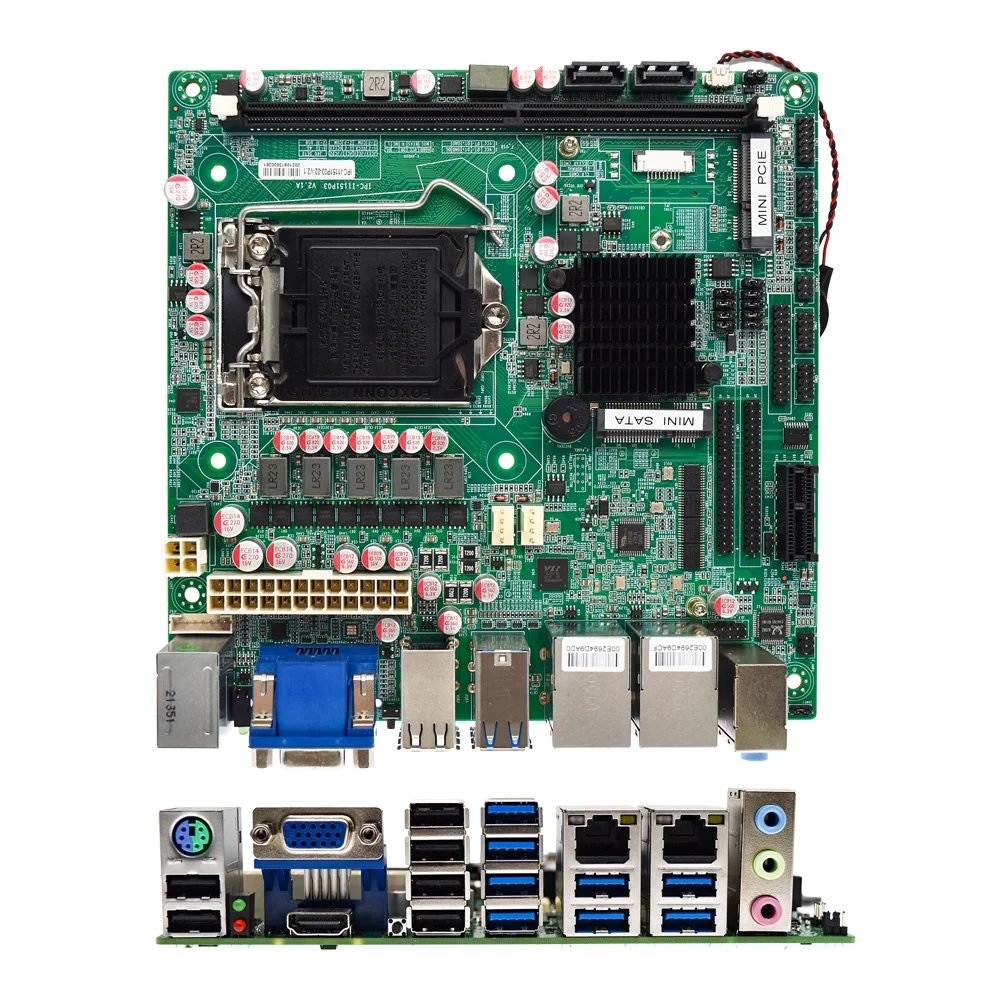 Fodenn Customization LGA1151 MINI ITX DDR4 16GB 10COM 14USB Embedded Industrial Motherboard
