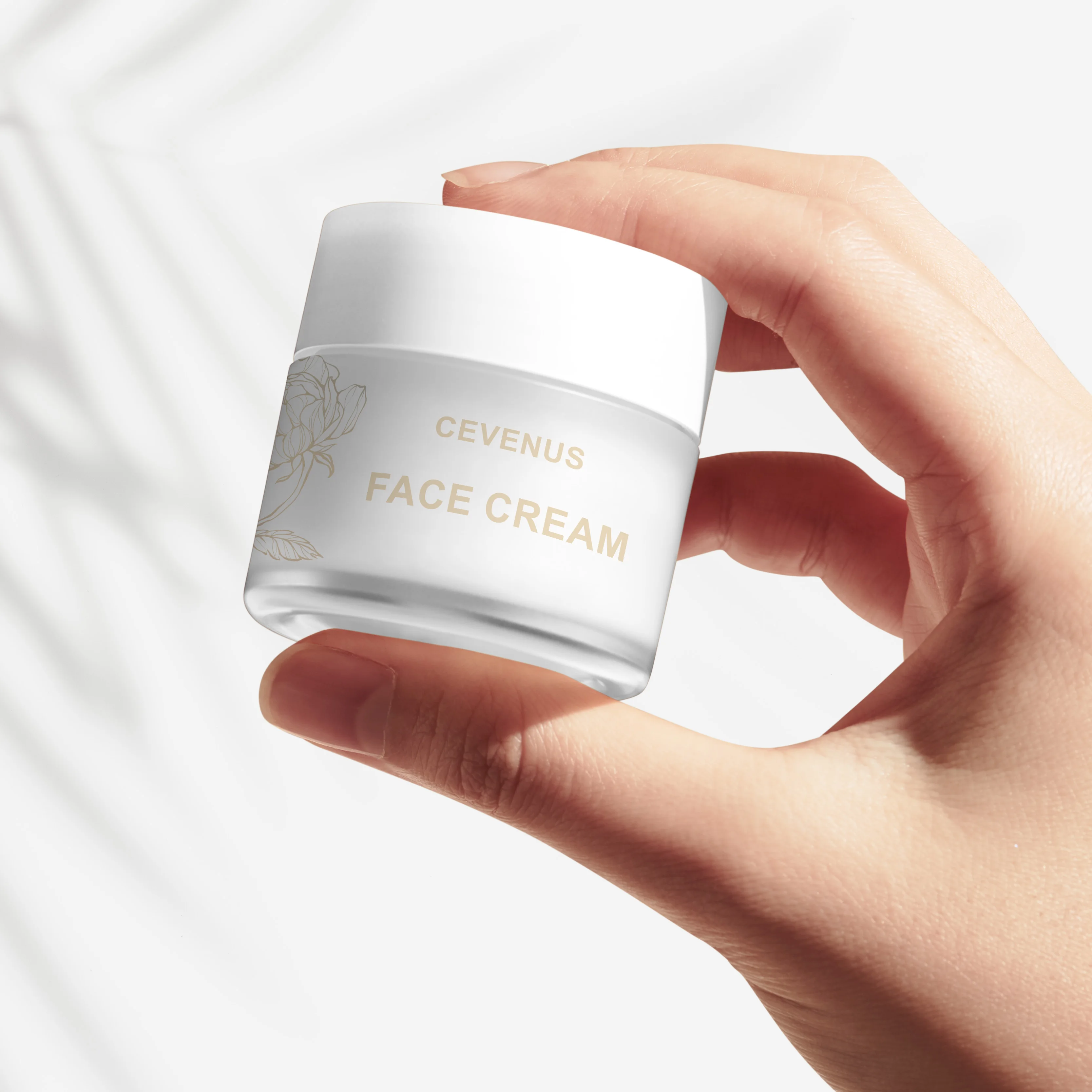 OEM ODM Private Label Natural Vegan Organic Hyaluronic Acid Skin Care Moisturizing Whitening Brightening Beauty Face Cream