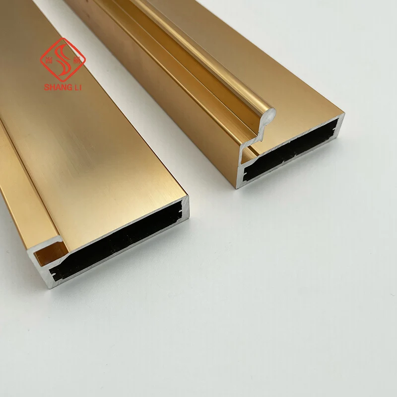 Customized Powder Polishing Color Anodizing Furniture Kitchen Cabinet Aluminium Profile Frame