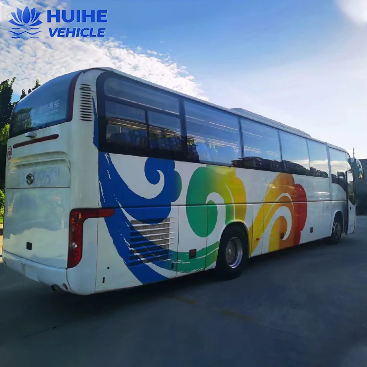 Good Condition Used Higer Bus 55 Seater Bus with Diesel Engine Euro 3 Coach in Africa second hand buses for sale
