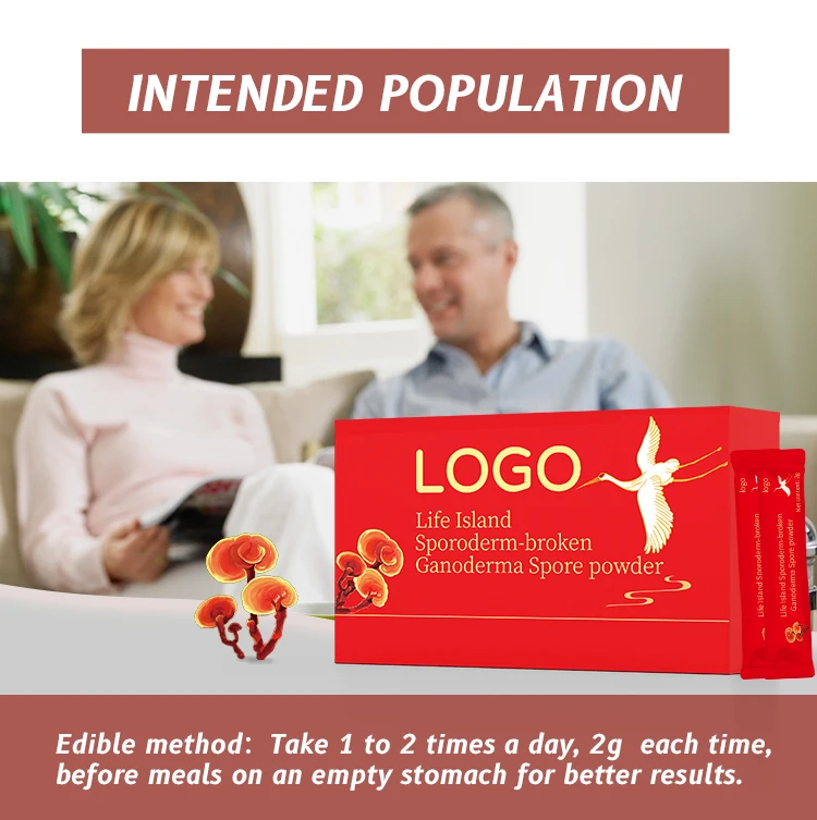 Life Island Sporoderm-broken Ganoderma Spore Powder Protect liver function new products
