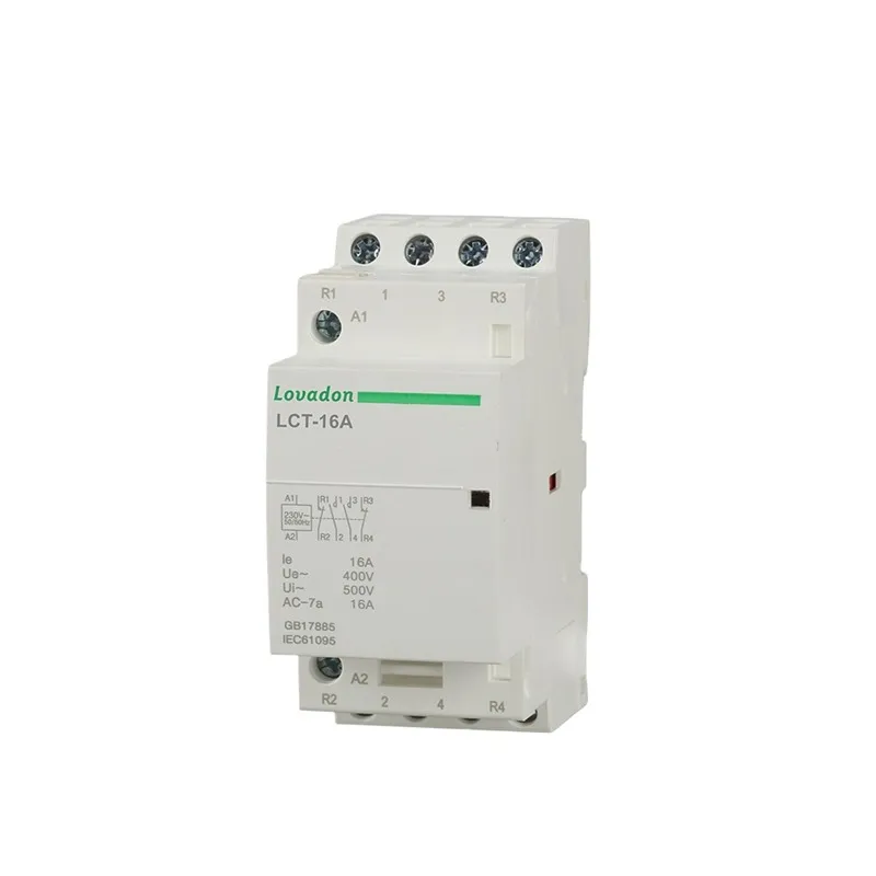 LCT 16A 50 Гц PA66 4-полюсный автоматический General Electric 220v катушки контакторов переменного тока магнитный