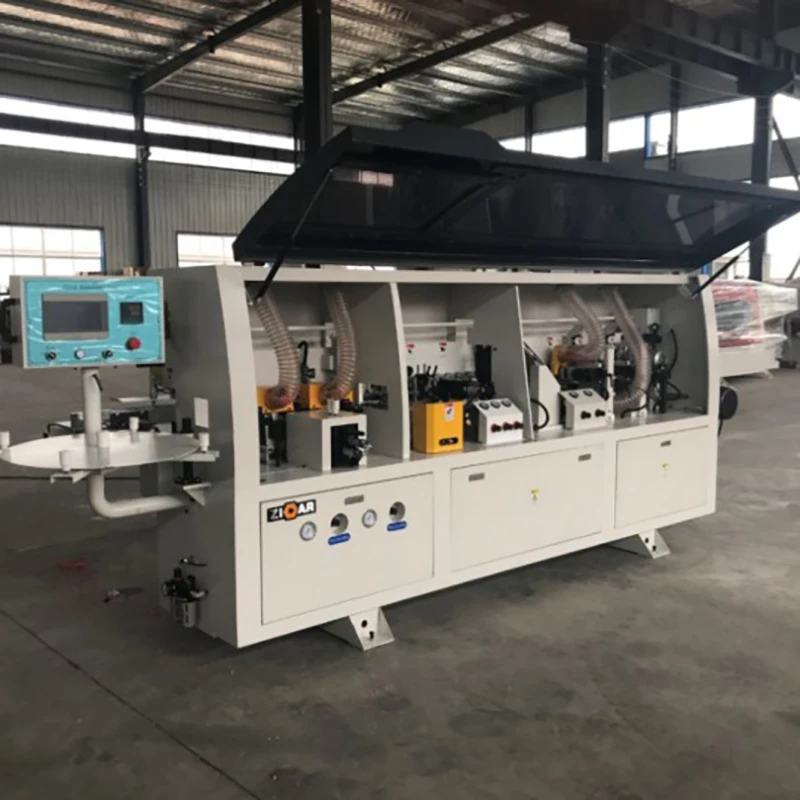 ZICAR full line production machine adhesive tape edgebander machine bandes de chant pvc et abs wood plywood edge banding machine
