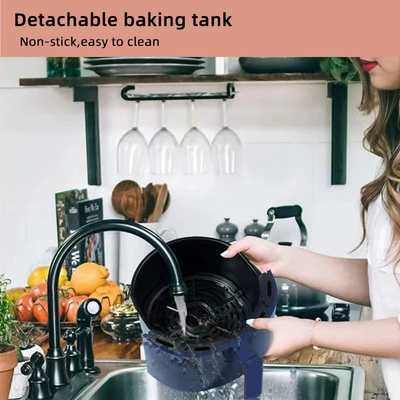 Mini air fryer Pizza Pan Buy Electric steam cooker Oven No Home Small Kitchen Appliances Fryers Oil Free Air Fryer wholesales