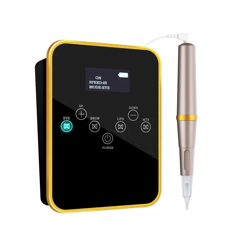 Touch Screen PMU Machine Permanent Makeup Rotary Tattoo Machine Pen Eyebrow & Lip Microblading Machine Micropigmentation Device