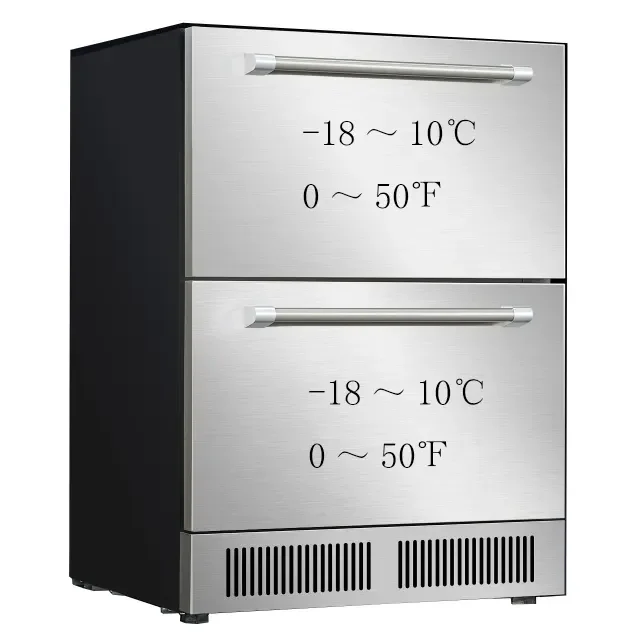 Smart Defrosting 145L Solar Fridge Freezer Refrigerator Drawer Basket Refrigerator Solar Fridge Dc Power Refrigerator