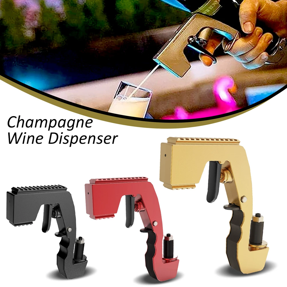 Hot sale Metal material champagne wine bottle beer dispenser sprayer gun