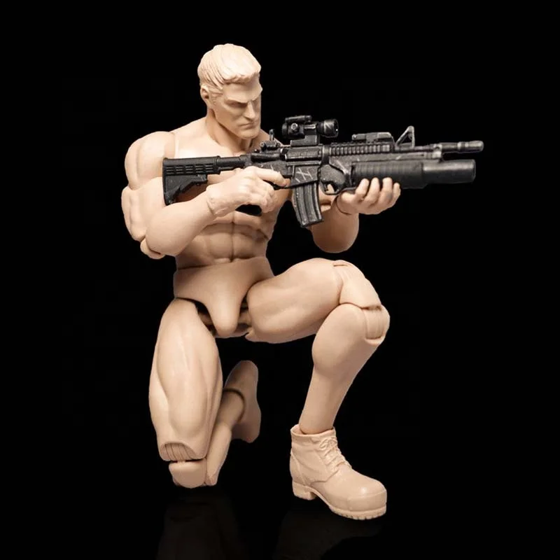 Custom Male Body 1/6 Scale Action Figures , OEM Plastic Action Figure Toy Model , Super Articulated PVC Action Figure Maker