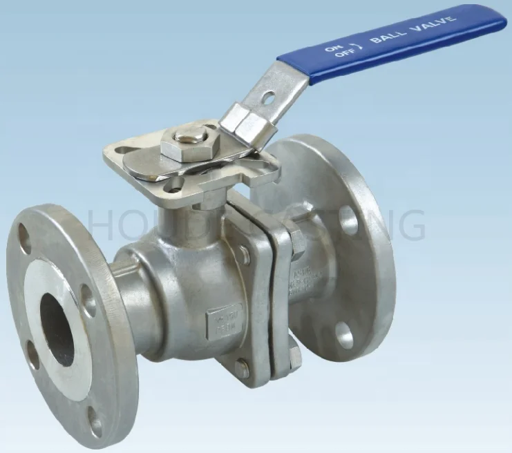 
Widely used 11/4' 316 Investment casting Full port 2-PC Flanged Ball Valve With Direct Mounting Pad JIS 10K DIN PN10-40 