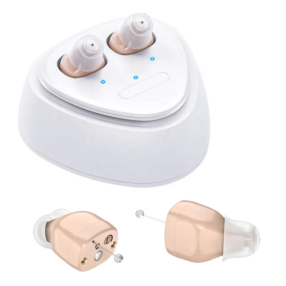 K&Fcoptee ITC Lithium battery long working time hearing aid rechargeable mini hearing aid