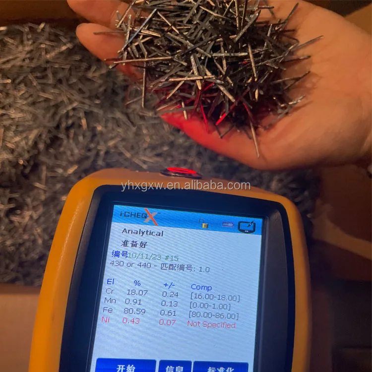 Melt Extracted 446 Stainless Steel Wire Stainless Steel Fiber for Refractory Castables