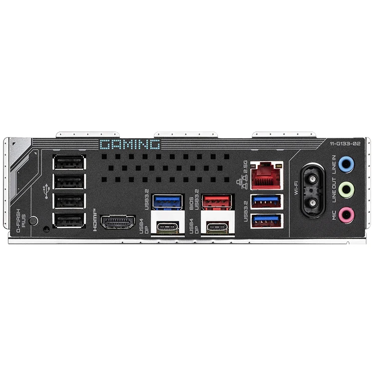 GIGABYTE X870 GAMING X WIFI7 AM5 LGA 1718, ATX, DDR5, 4 x M.2, PCIe 5.0, USB4, Wi-Fi 7, 2.5GbE LAN, EZ-Latch AI PC Motherboard