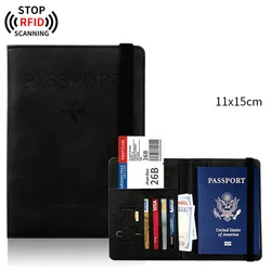 2022 ECO New Passport Holder Card Slots Cute Passport cover Waterproof Rfid Blocking Travel Wallet