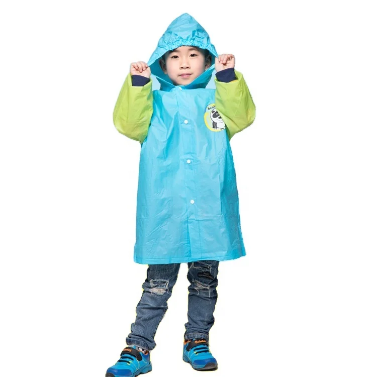 
PVC children raincoat waterproof custom Cartoon printing rainwear 