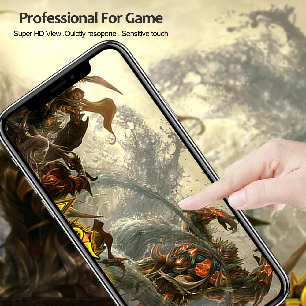 For iphone 12 pro Max 11Pro Max/XS XR Xs Max 8/7/6  Anti blue light Anti UV Eyes Care cell phoneTempered glass screen protector