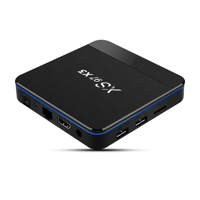 xs97X3 Wholesale Cheap streaming devices 4gb rom 32 gb ott android tv box
