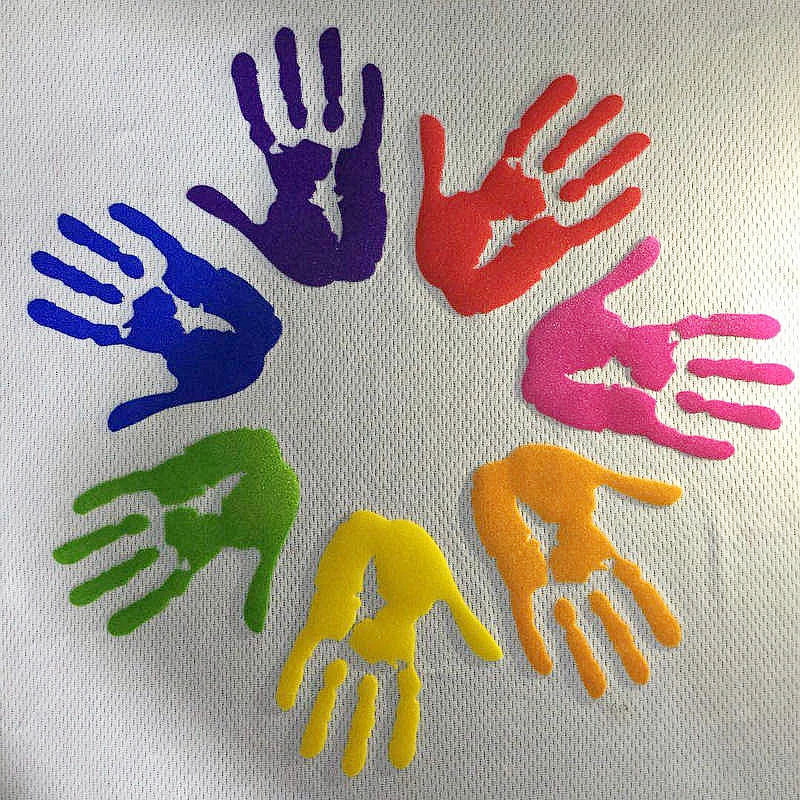 Wholesale Custom Printing Heat Transfer Labels For T Shirts Clothes Printable Flock Vinyl Heat Transfer