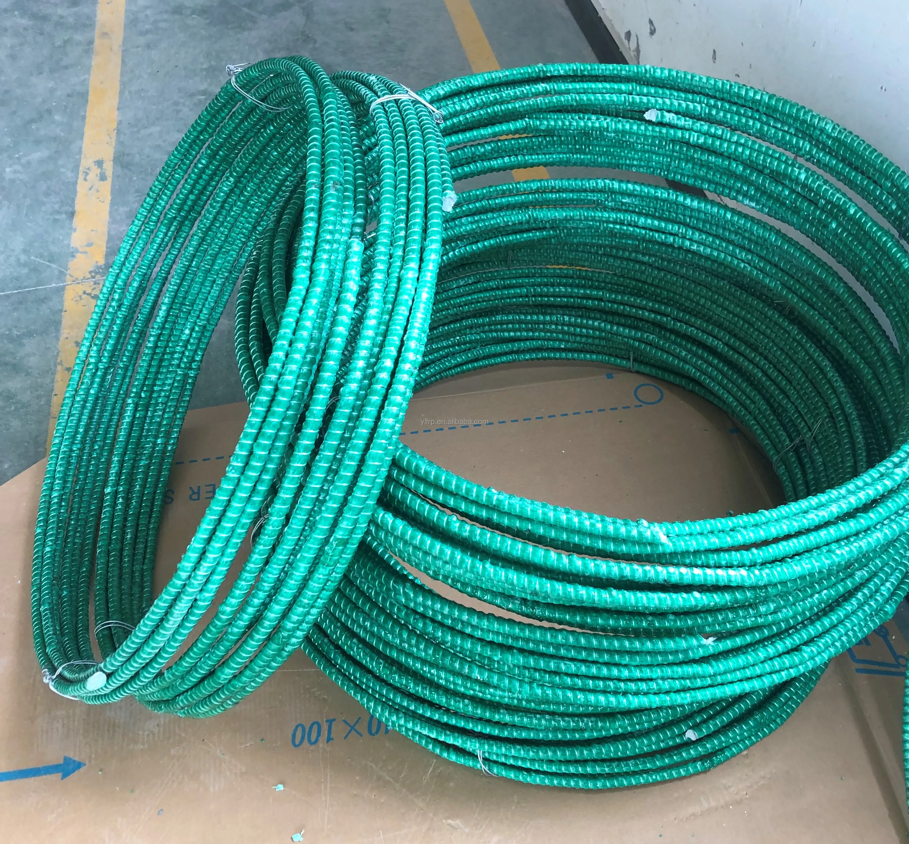 China 10mm Epoxy Resin Corrosion Resistance Fiberglass Reinforced Plastic Concrete Rebar for Concrete wall Panel