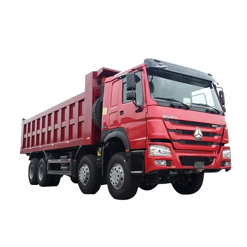China made cheap sinotruk howo left hand drive 8x4 tipper truck prices for sale