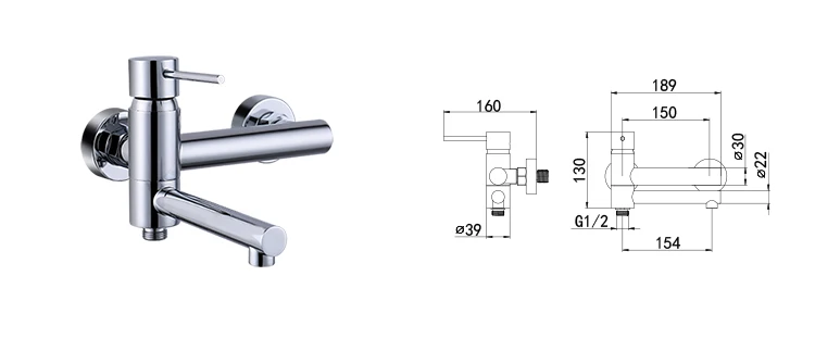OMASA utility brass handstick in wall flexible outlet washing machine shower set accessories hot cold faucet