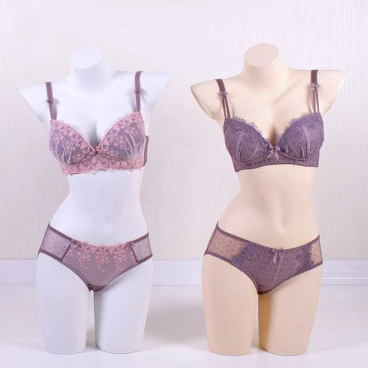 clothing plastic white half body sexy man hip female lingerie underwear mannequin