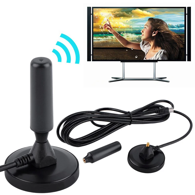 25dBi DVB-T ISDB ATSC антенна с магнитной установкой VHF UHF HD цифровая ТВ автомобильная