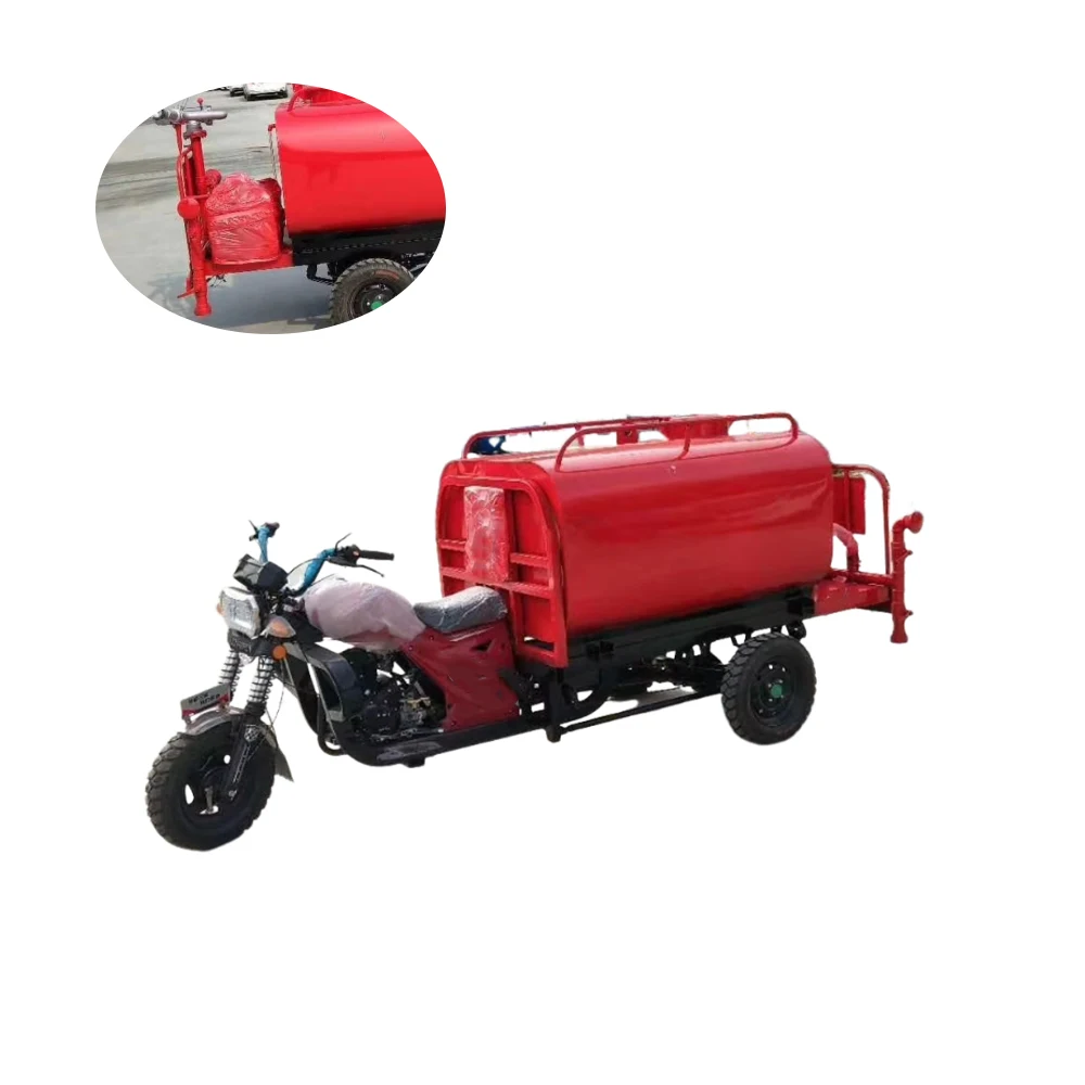 Gasoline Three-Wheel Sprinkler Multi-Function Dust Suppressor Water Mist Cannon Mobile Gardening Irrigation Vehicle Water