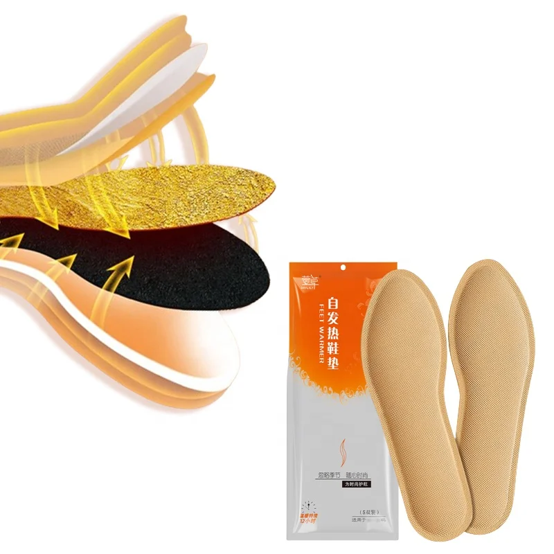 Зимние лыжные нагревательные стельки теплые ноги в течение длительного времени самонагреваемы