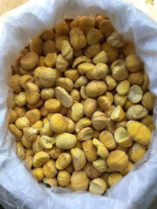 Peeled Frozen Chestnut Wholesale Chinese  Material Raw chestnut B