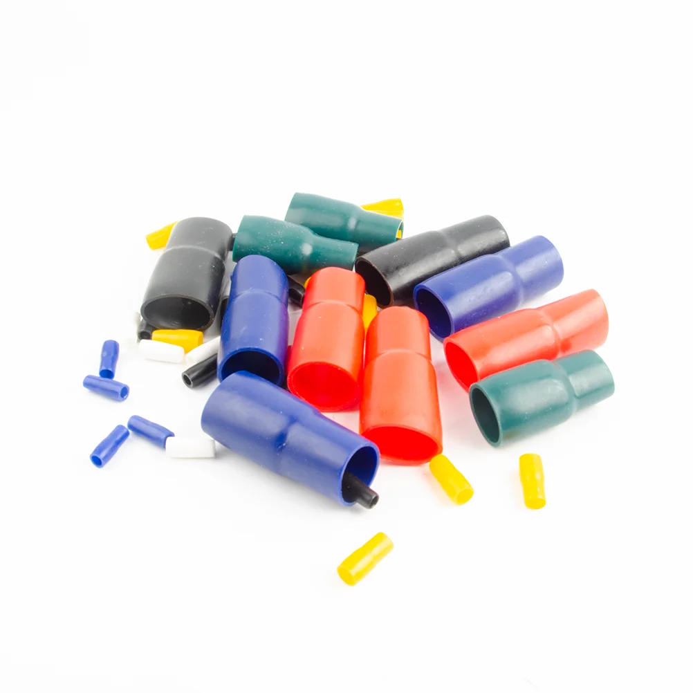 3-8mm End Cap PVC Plastic Cable Wire Thread Waterproof Cover Vinyl End Cap PVC Rubber Steel Pole Tube Pipe Protecting