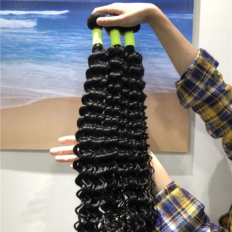
Hot Beauty Raw Hair Bundles Vendor,Cuticle Aligned Raw Hair Vietnam,Deep Wave Bundles with Closure Frontal 